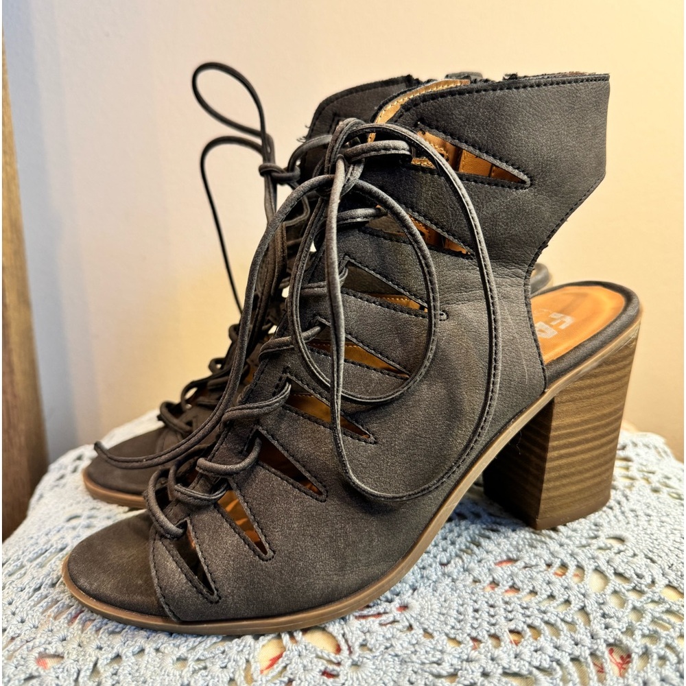Lace up heels